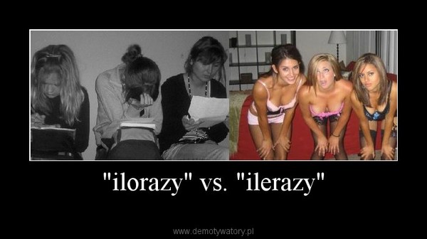 "ilorazy" vs. "ilerazy" –   