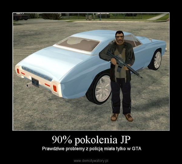90% pokolenia JP –  Prawdziwe problemy z policją miała tylko w GTA 