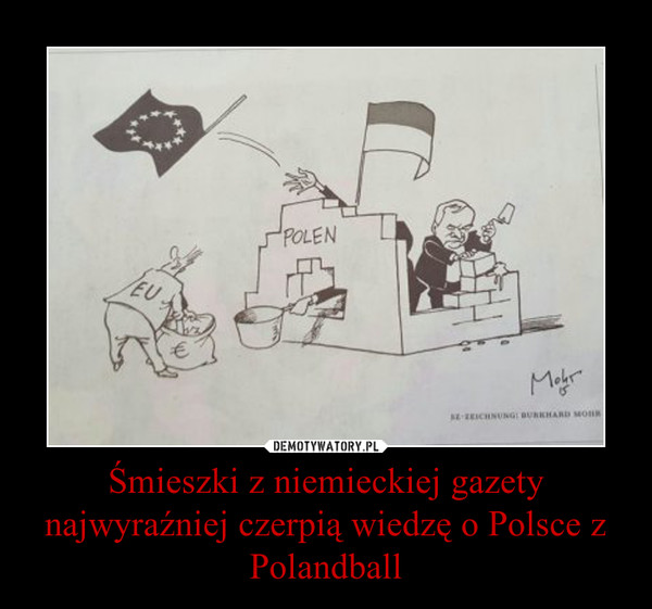 Śmieszki z niemieckiej gazety najwyraźniej czerpią wiedzę o Polsce z Polandball –  