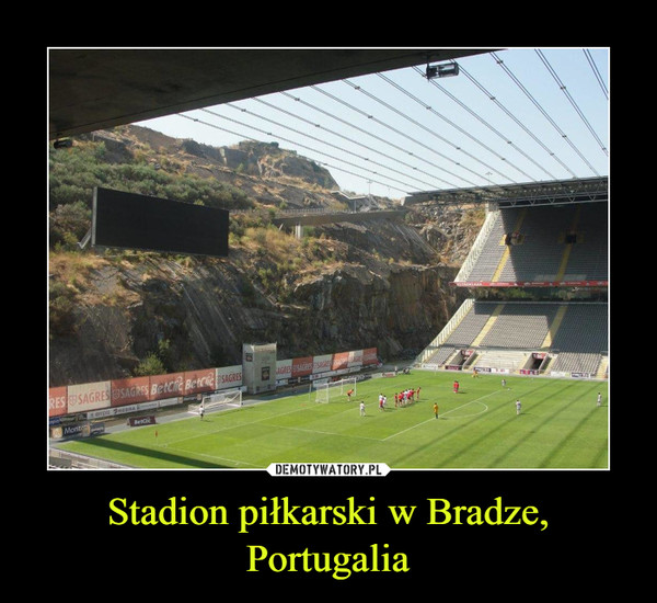 Stadion piłkarski w Bradze, Portugalia –  