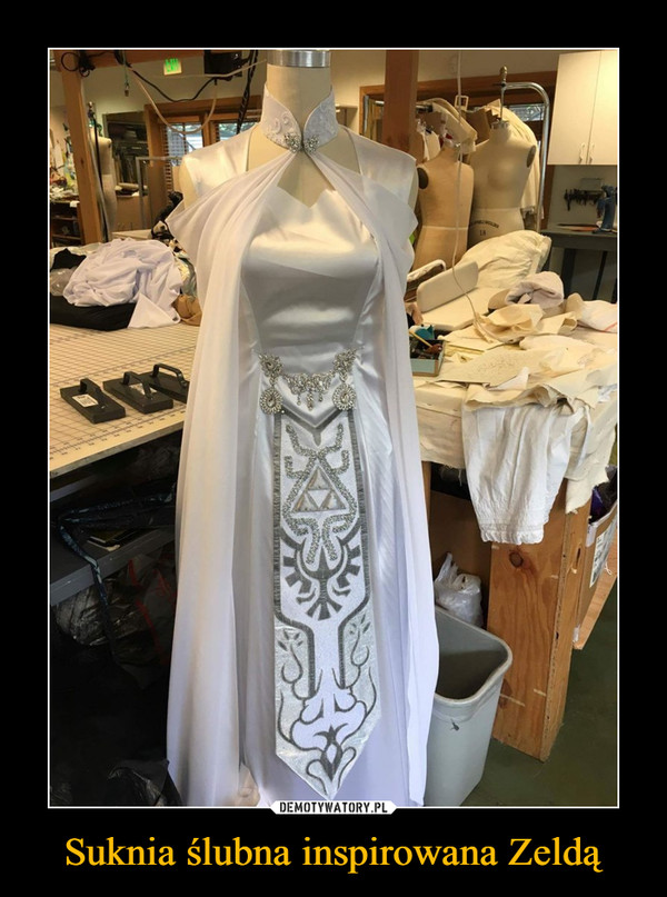 Suknia ślubna inspirowana Zeldą –  