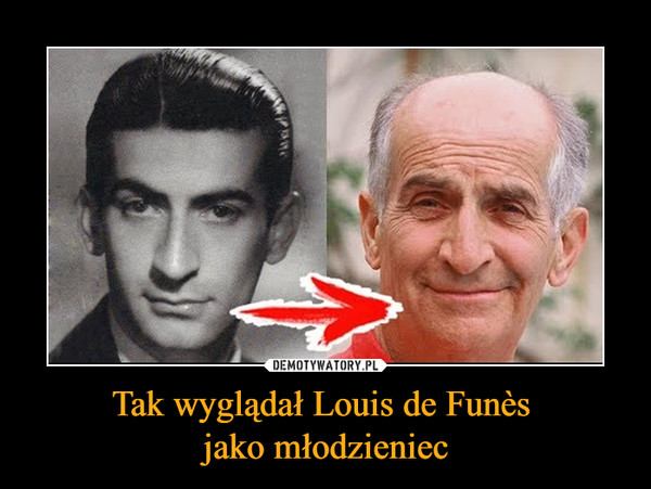 Tak wyglądał Louis de Funès jako młodzieniec –  