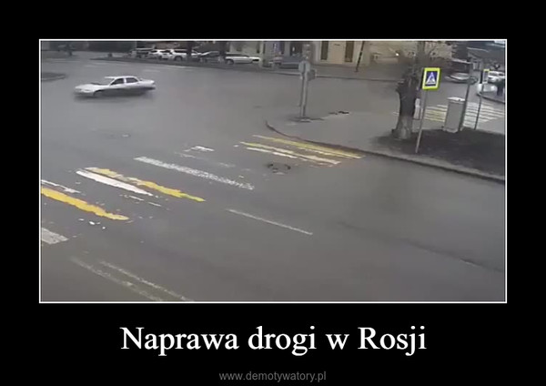 Naprawa drogi w Rosji –  
