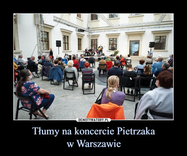 Tłumy na koncercie Pietrzaka
w Warszawie