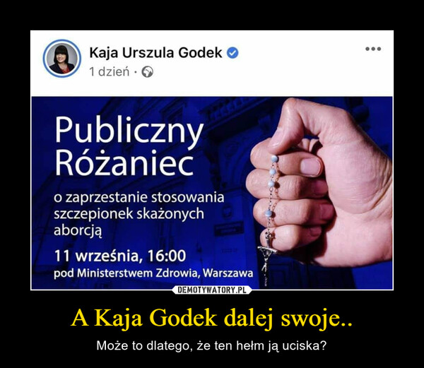 A Kaja Godek dalej swoje..