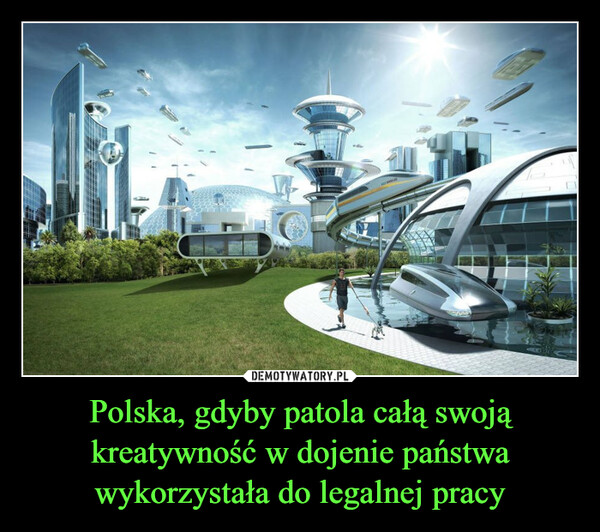 Polska, gdyby patola całą swoją kreatywność w dojenie państwa wykorzystała do legalnej pracy –  