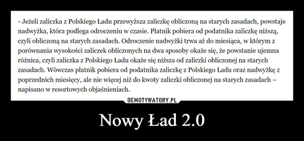Nowy Ład 2.0 –  