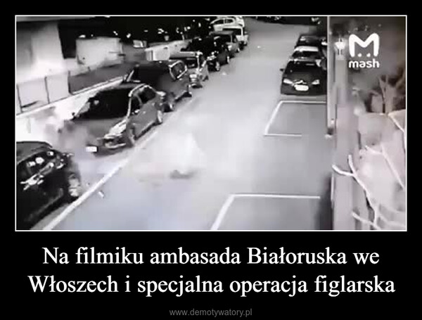 Na filmiku ambasada Białoruska we Włoszech i specjalna operacja figlarska –  