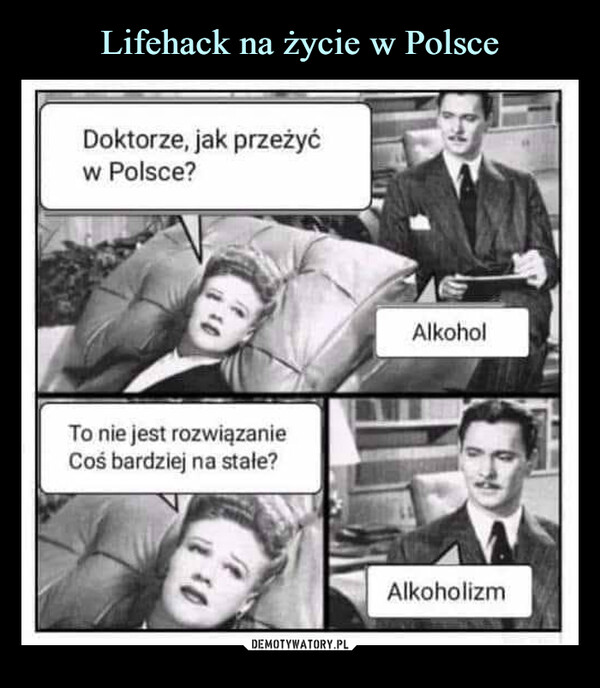  –  Doktorze, jak przeżyćw Polsce?Alkohol