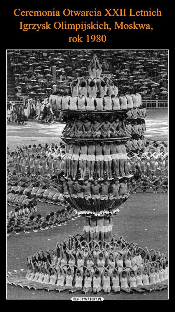 Ceremonia Otwarcia XXII Letnich Igrzysk Olimpijskich, Moskwa, 
rok 1980