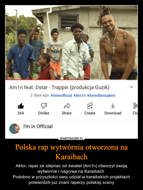 Polska rap wytwórnia otworzona na Karaibach
