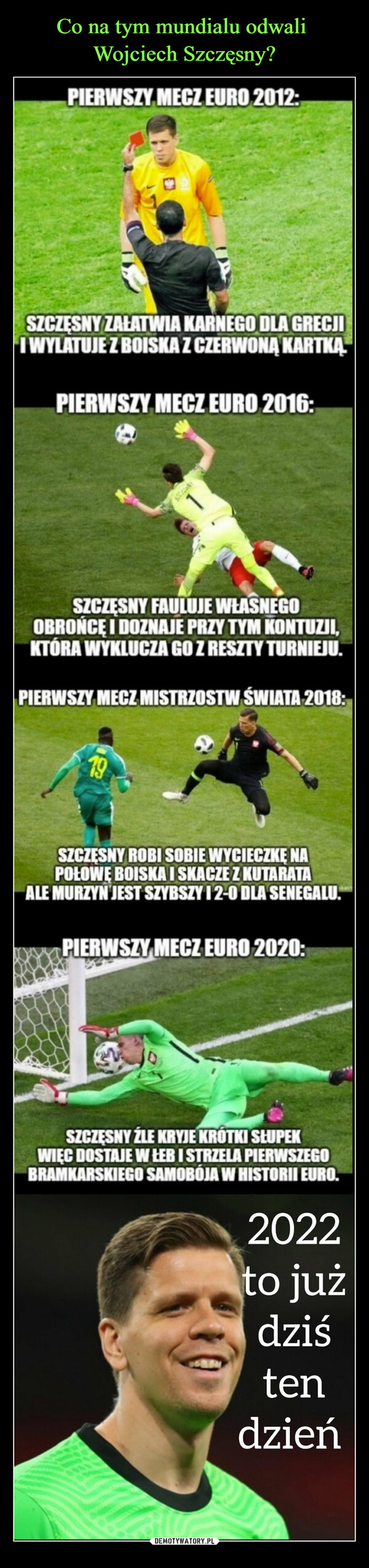 Co na tym mundialu odwali 
Wojciech Szczęsny?