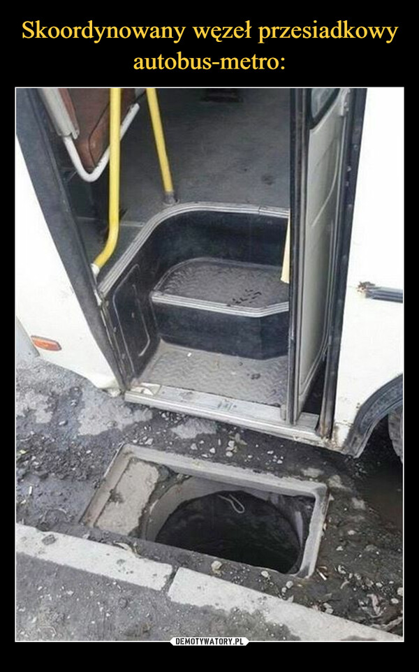 Skoordynowany węzeł przesiadkowy autobus-metro: